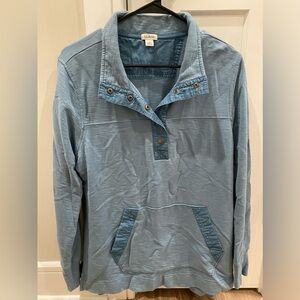 L.L.Bean Blue Pullover Hoodie
